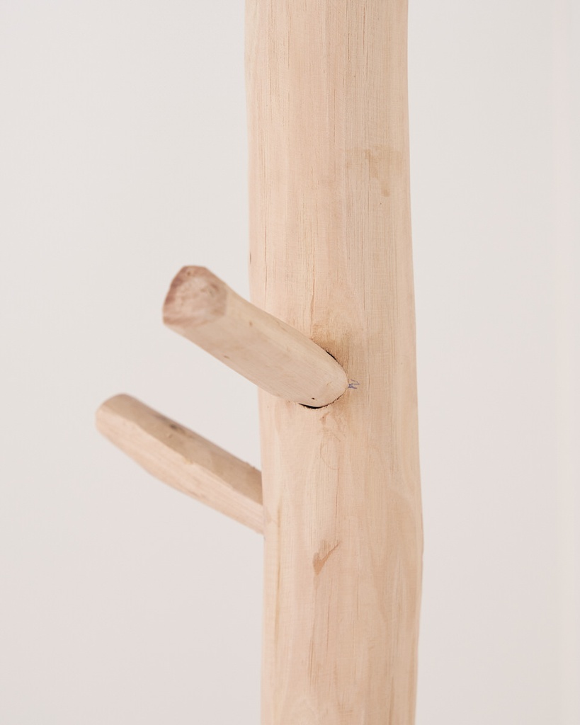 Perchero de madera 2025 natural